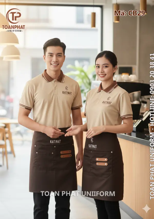 Đồng Phục Quán Coffee & Tea Katinat - CB29