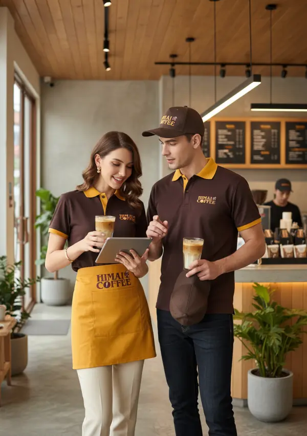 Đồng phục qu&aacute;n Cafe Himai Coffee